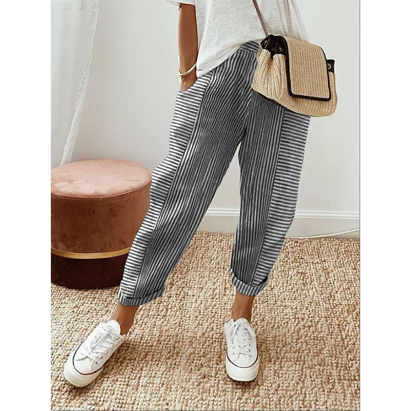 Cozy Stripe™ Cotton Pants