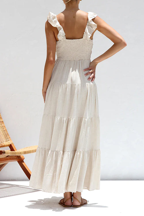 LUCIA™ - Serene V-Neck Maxi Dress