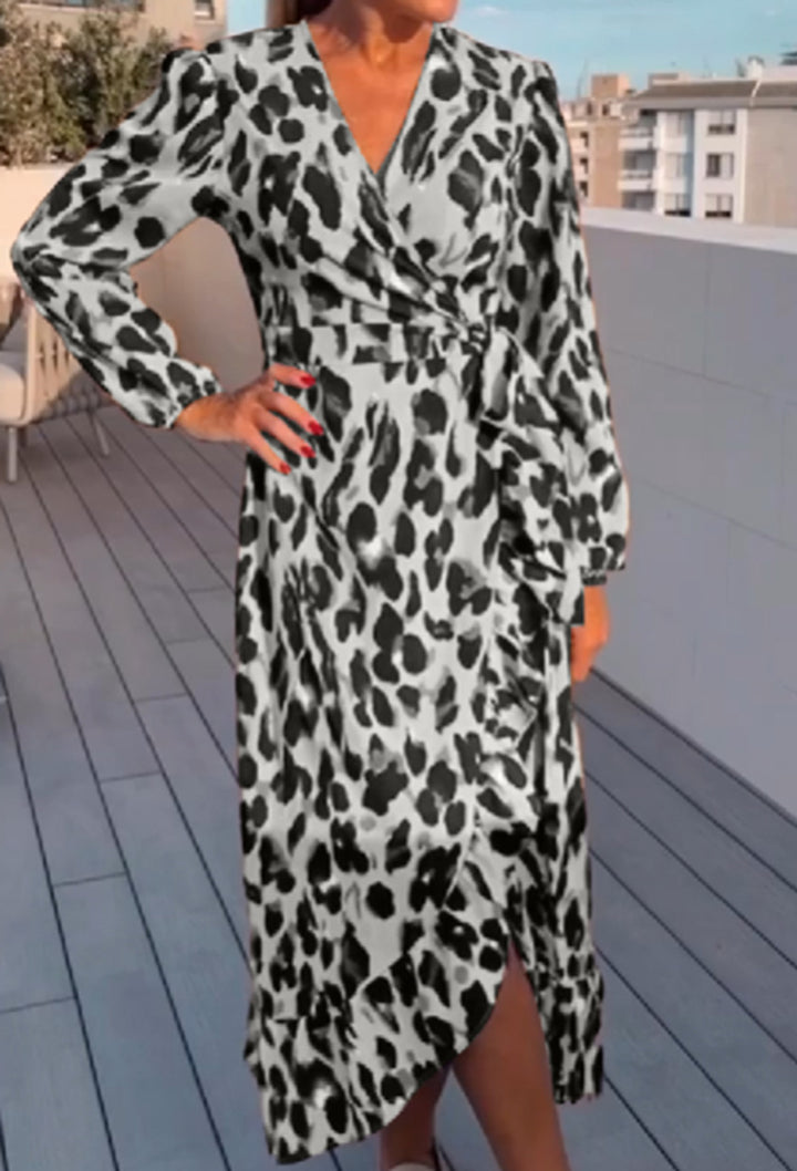 Savannah™ Elegance Midi Wrap Dress