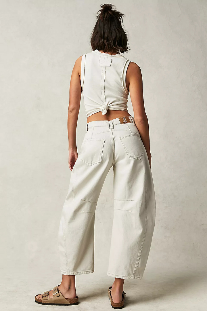 Clara | Relaxed Wide Leg Jeans