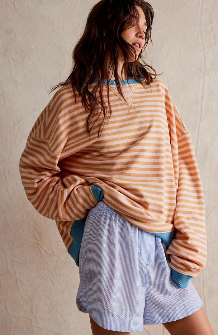 Luna™ Striped Relaxed Pullover