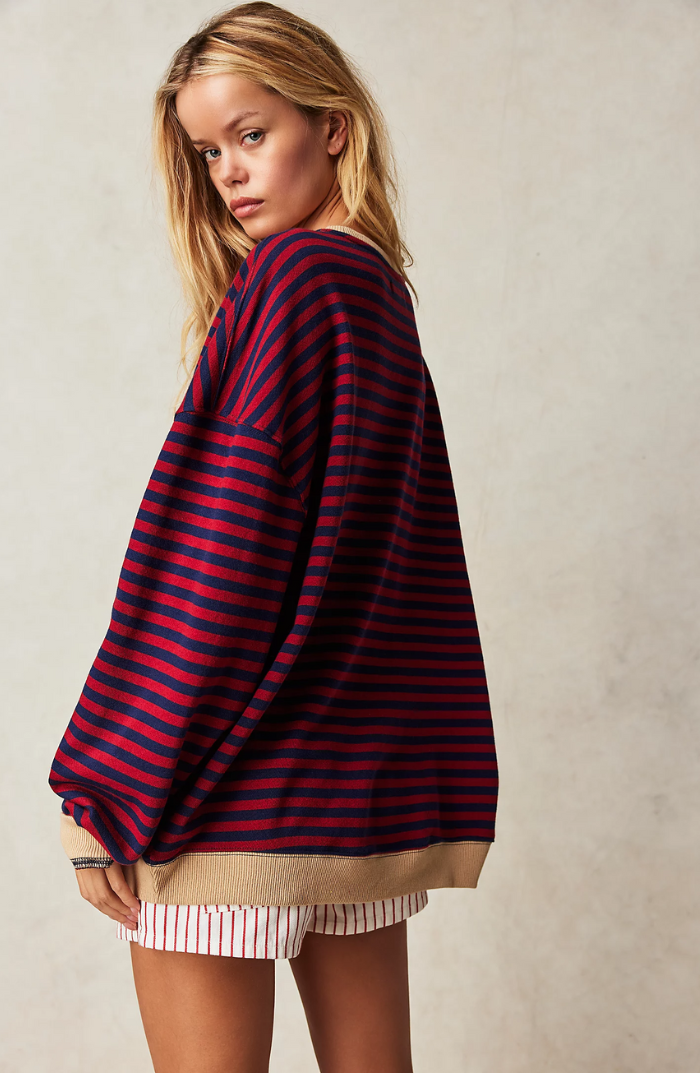 Luna™ Striped Relaxed Pullover