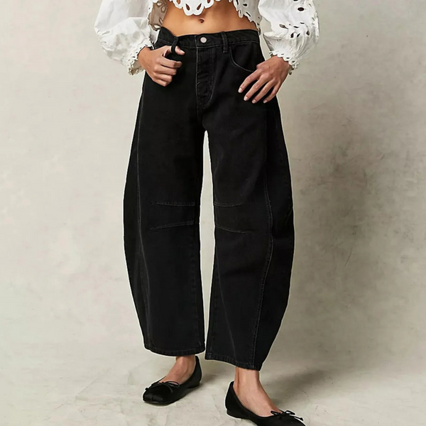 Clara | Relaxed Wide Leg Jeans