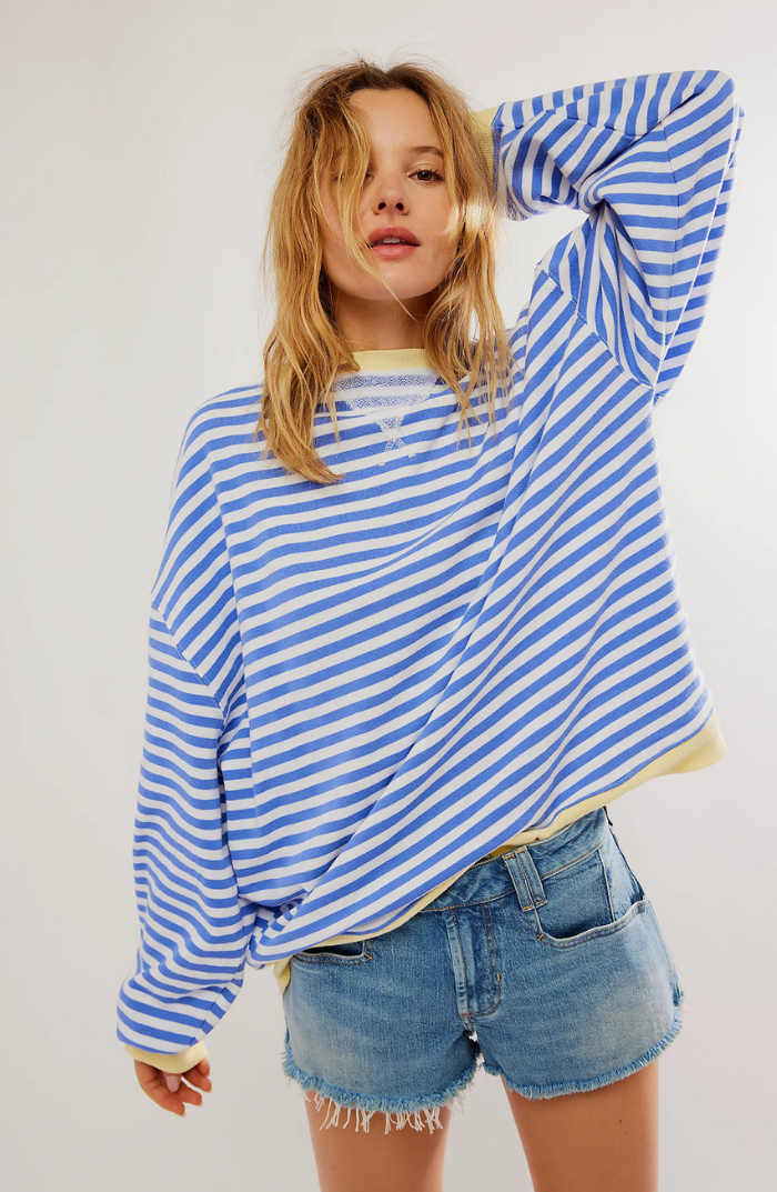 Luna™ Striped Relaxed Pullover