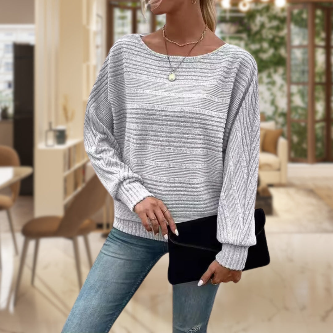 Elena™ - Luxe Knit Relaxed Fit Pullover