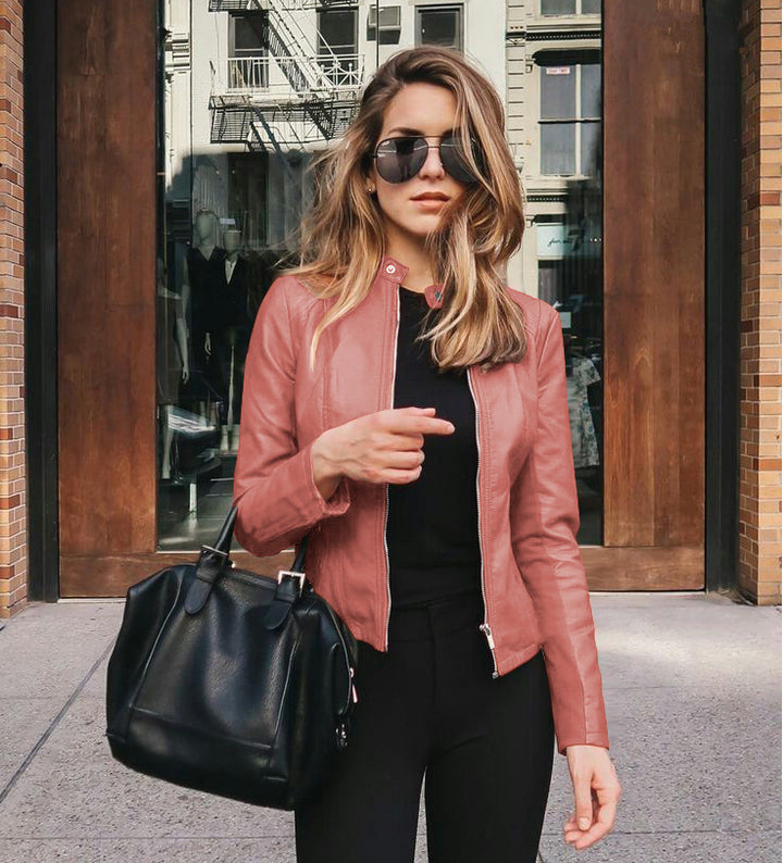 Luna™ - Sleek Fit Faux Leather Jacket