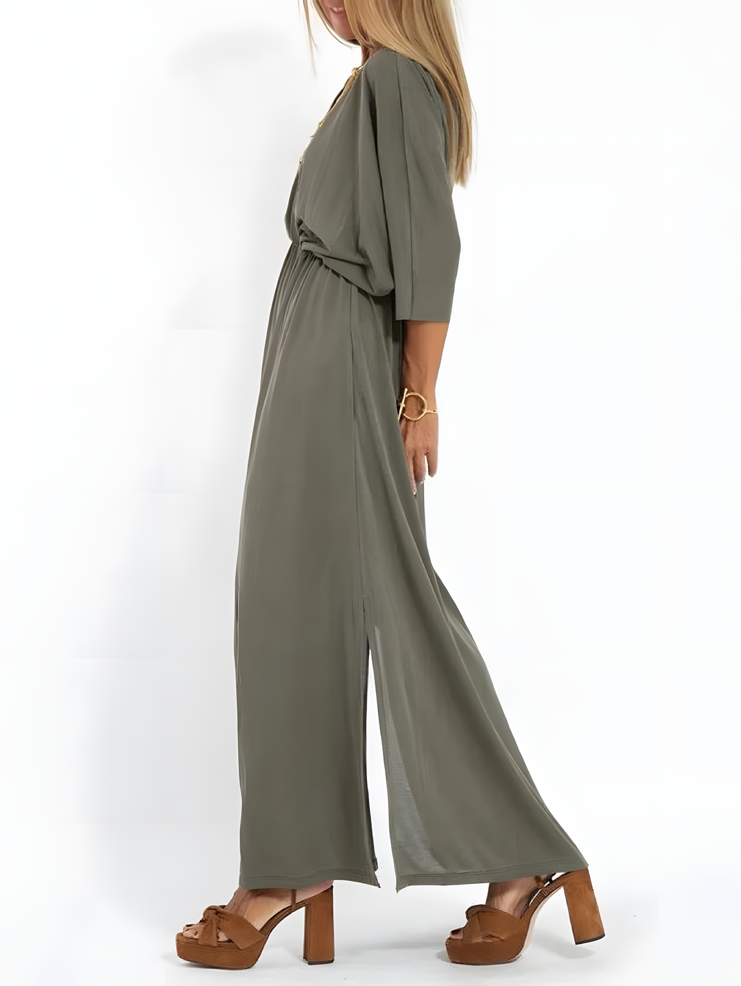 Global Allure: Timeless Maxi Dress