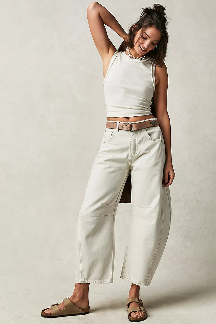 Clara | Relaxed Wide Leg Jeans