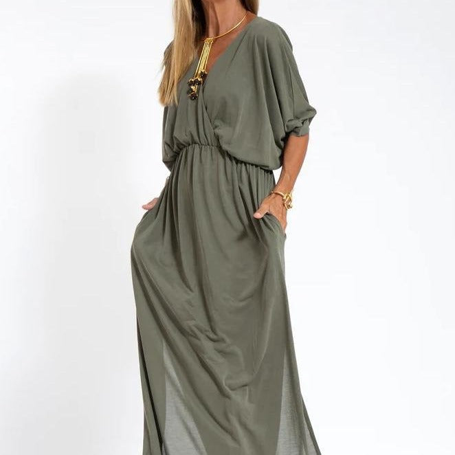 Global Allure: Timeless Maxi Dress