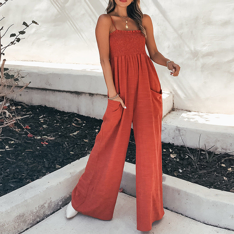 Global Allure: Seaside Escape Jumpsuit