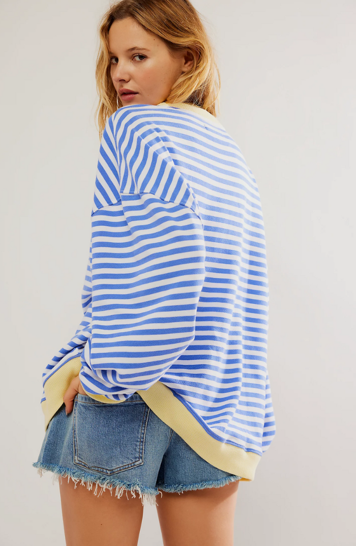 Luna™ Striped Relaxed Pullover