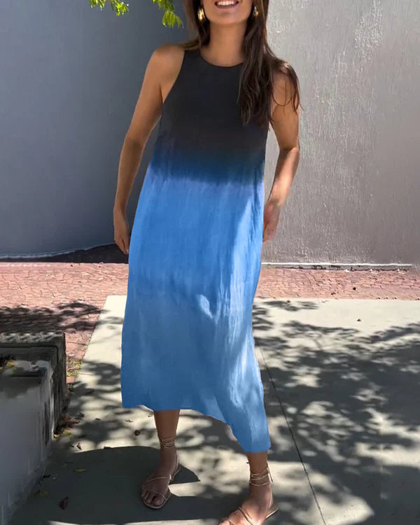 Sophia's Sunset Maxi Dress