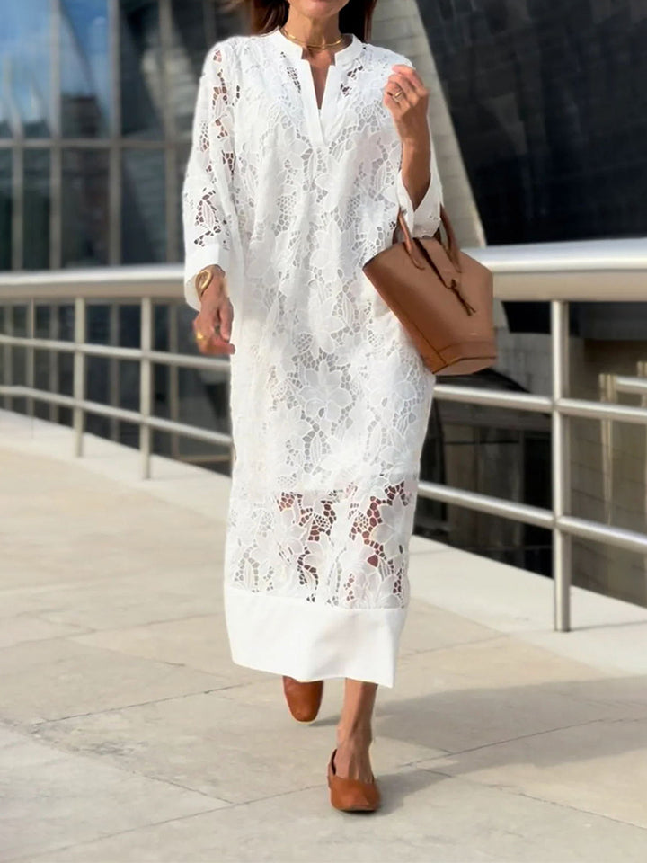 Gabriella™ - Long Sleeve Lace Maxi Dress