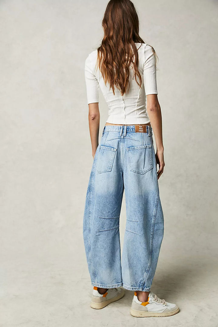 Clara | Relaxed Wide Leg Jeans