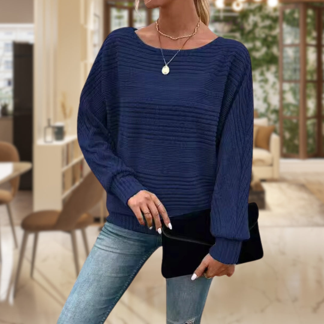 Elena™ - Luxe Knit Relaxed Fit Pullover