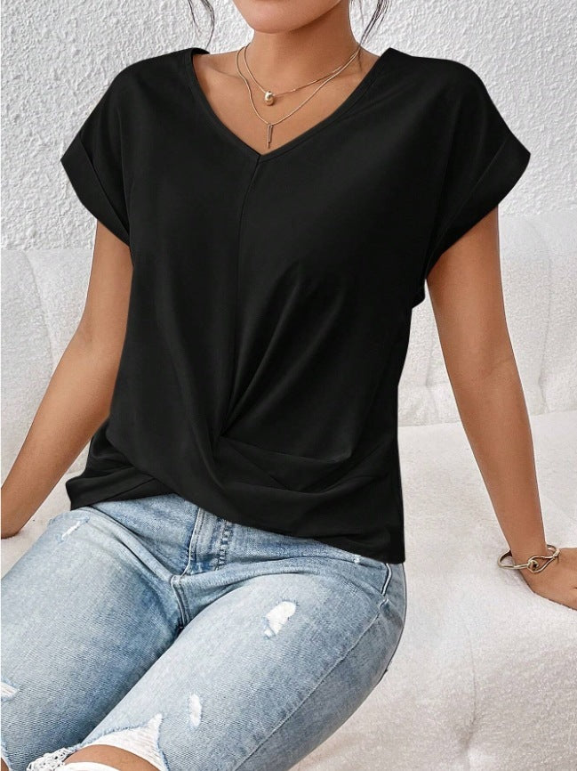 ARIA - ORGANIC COTTON SHORT SLEEVE TOP