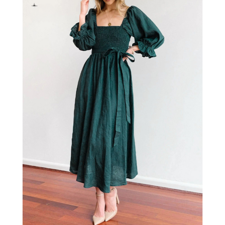 ISABELLA™ | ELEGANT DRESS WITH PUFF SLEEVES