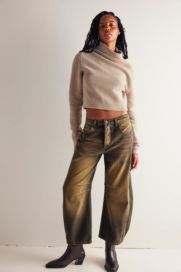 Clara | Relaxed Wide Leg Jeans