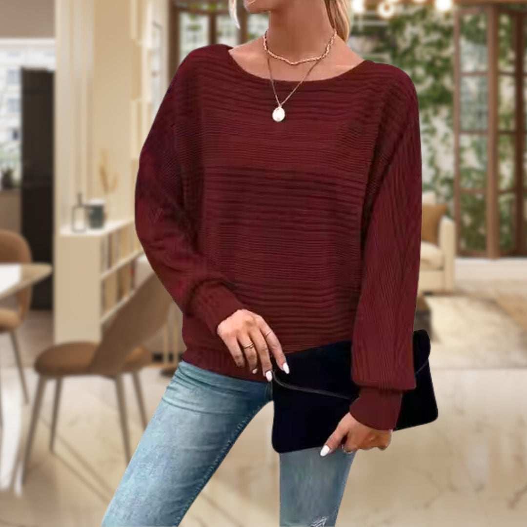 Elena™ - Luxe Knit Relaxed Fit Pullover