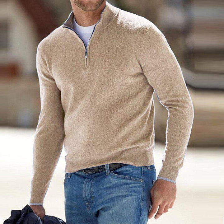 Logan™ | Luxe Men's Half-Zip Sweater