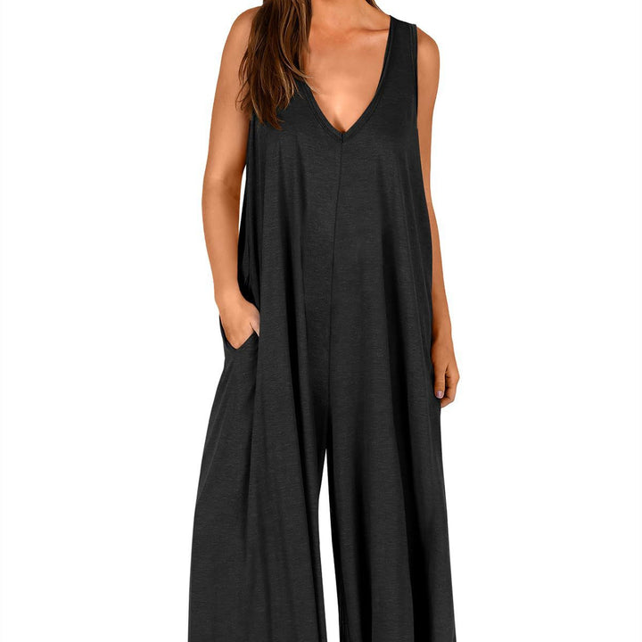 Evelyn | Effortless V-Neck Jumpsuit