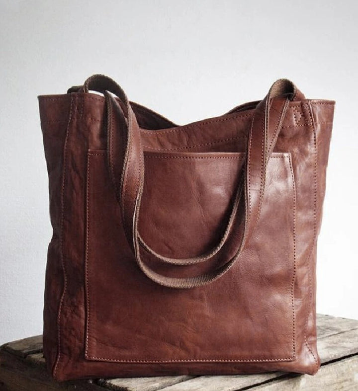 Timeless Leather Carryall Tote