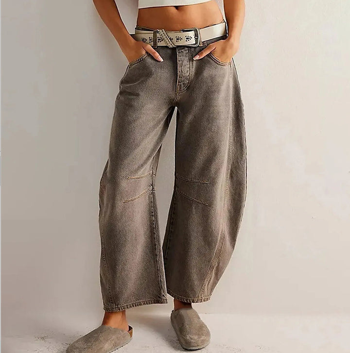 Clara | Relaxed Wide Leg Jeans