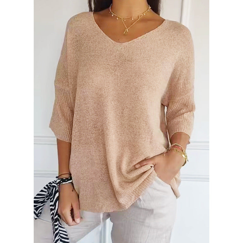 Casual Charm V-Neck Sweater