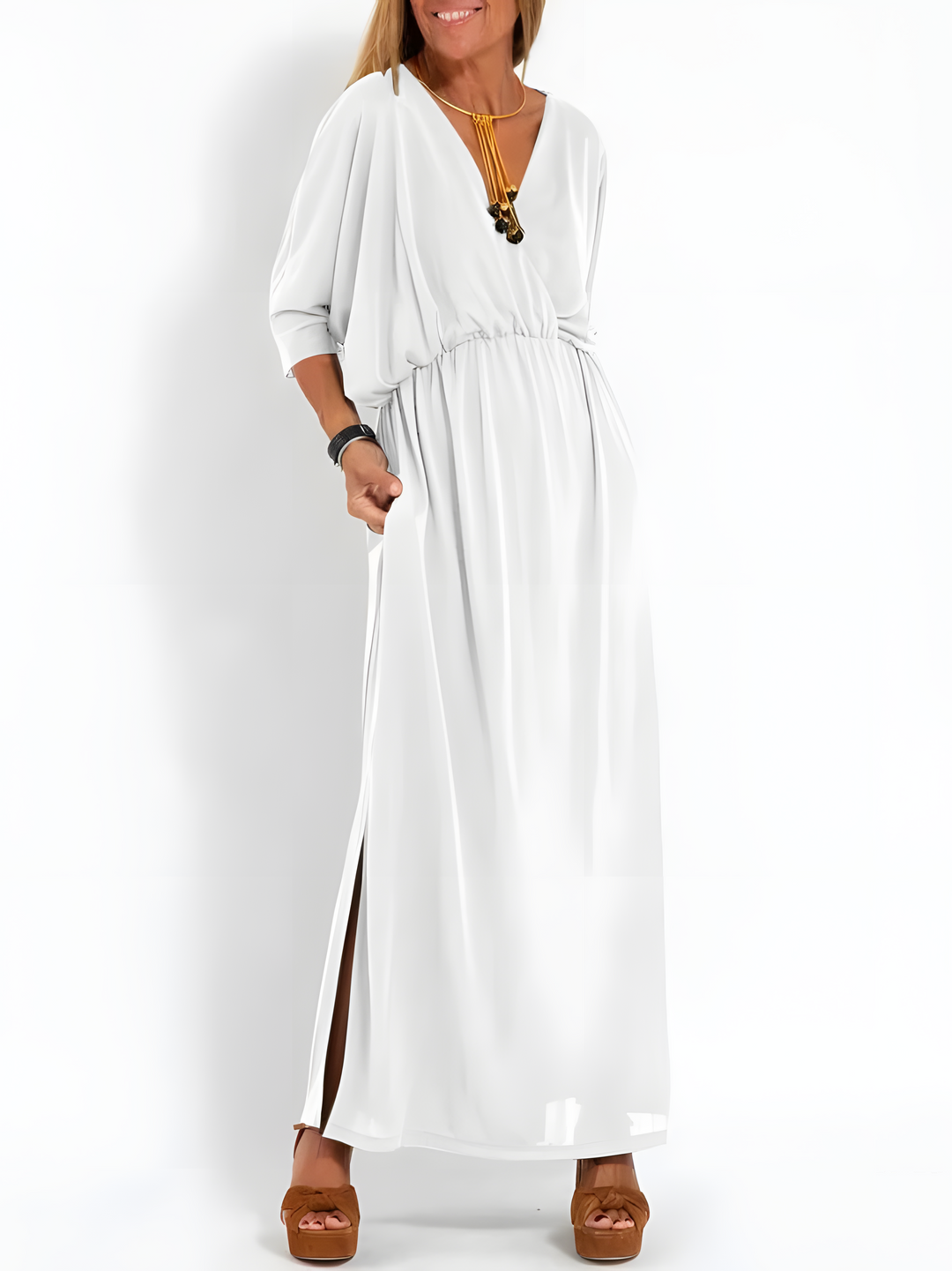 Global Allure: Timeless Maxi Dress