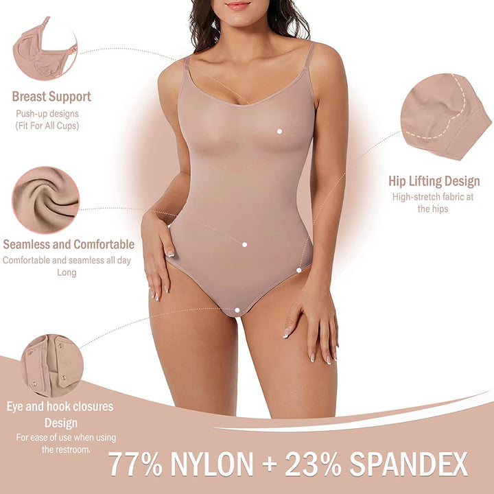 BlendApparel-Streamline Shapewear Bodysuit