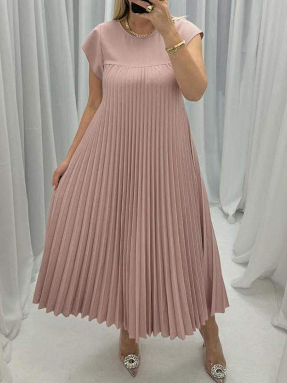 Elara™ - Breezy Pleated Maxi Dress