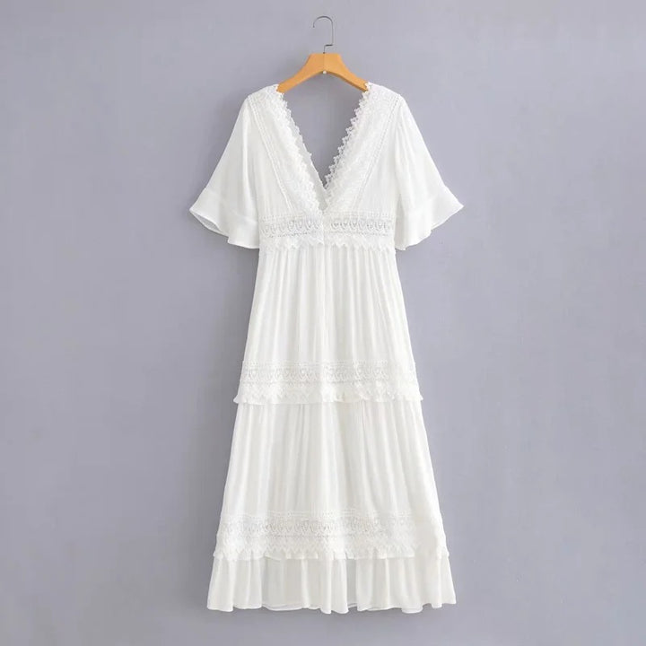 Summer Breeze White Dress