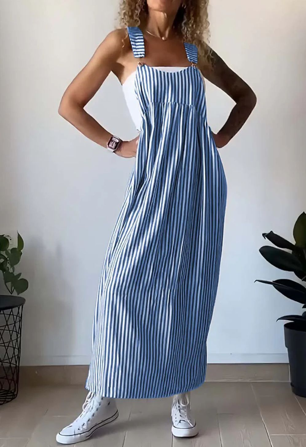 Ella™ - Effortless Stripes Dress