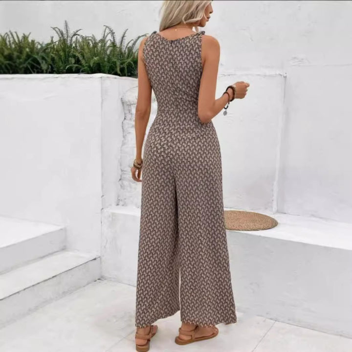 Serena™ - Sleeveless Round Neck Jumpsuit