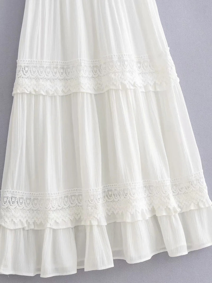 Summer Breeze White Dress