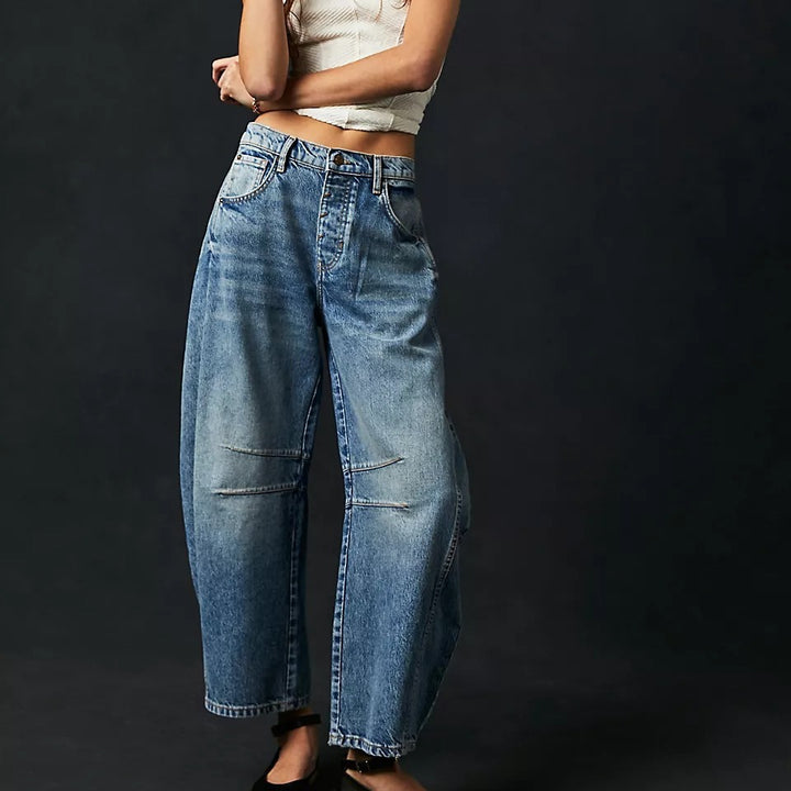 Clara | Relaxed Wide Leg Jeans