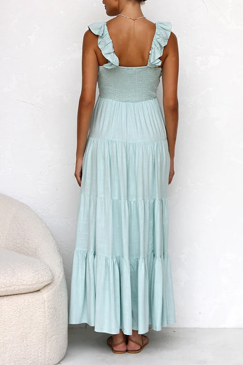 LUCIA™ - Serene V-Neck Maxi Dress