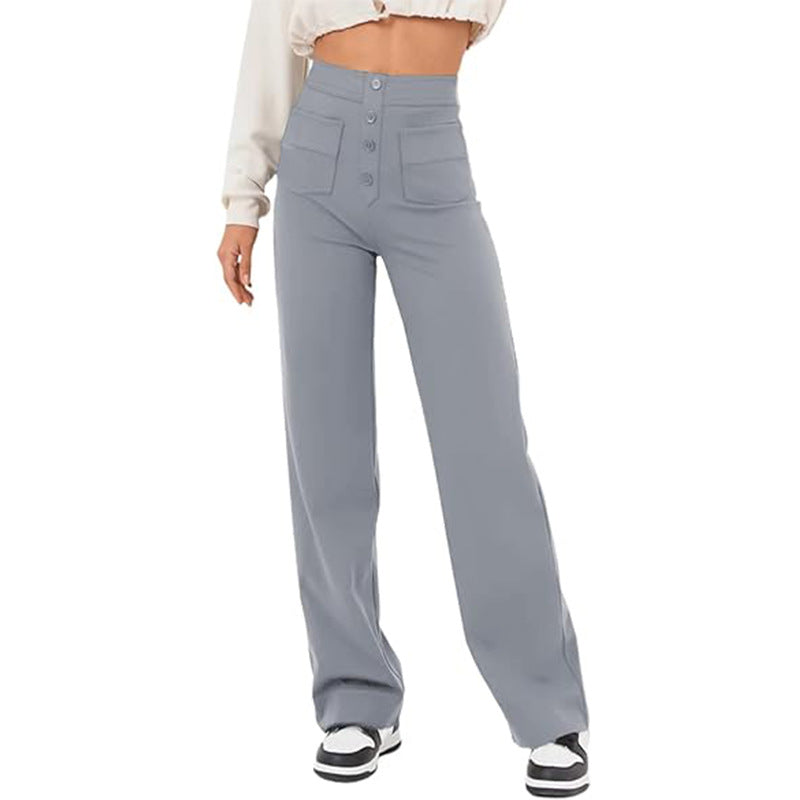 FlexiFit High-Waist Comfort Trousers