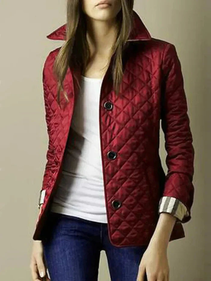 Valentina™ - Classic Quilted Button Jacket