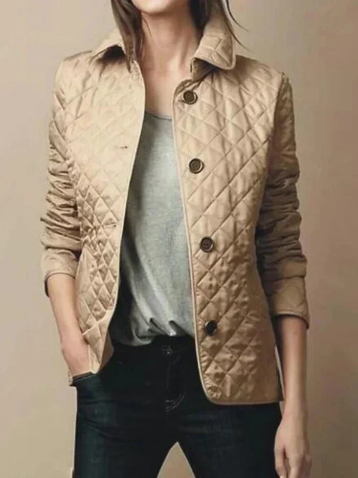 Valentina™ - Classic Quilted Button Jacket