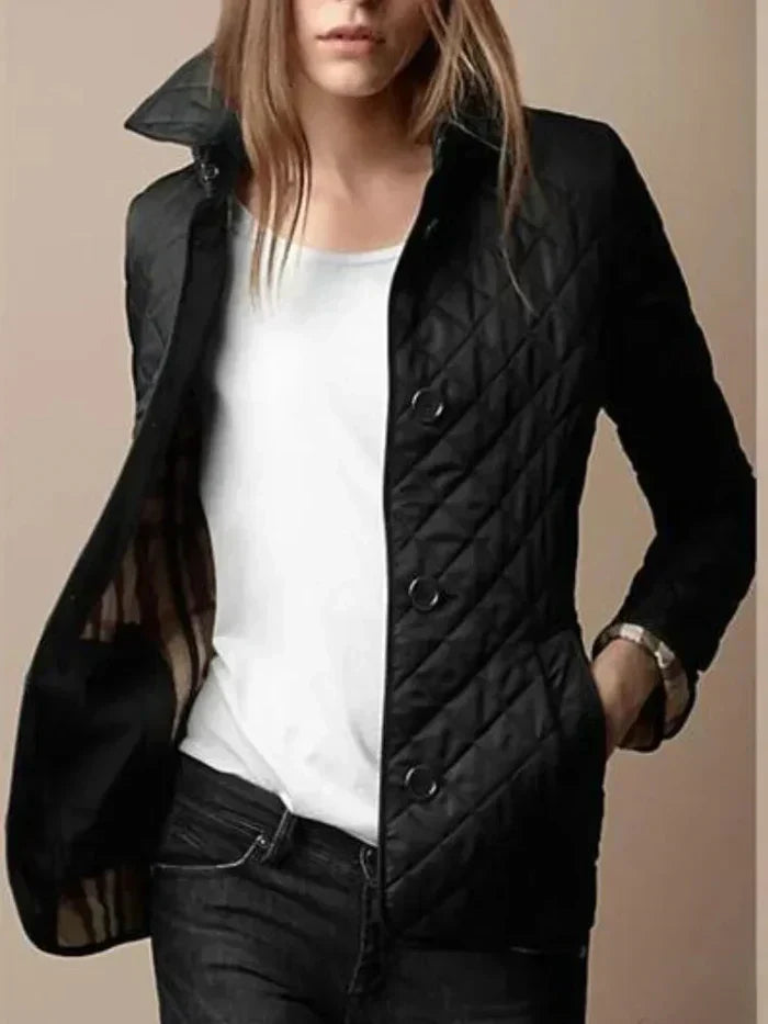 Valentina™ - Classic Quilted Button Jacket