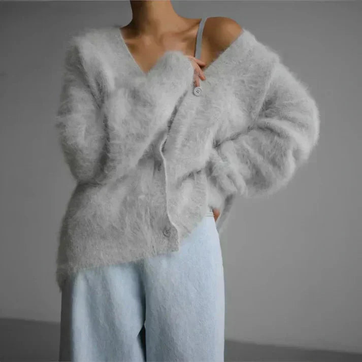 Seren™ - Luxe Fuzzy Knit Cardigan