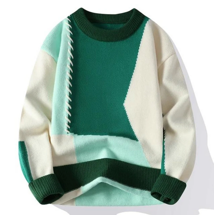 Ethan™ - Patchwork Sweater