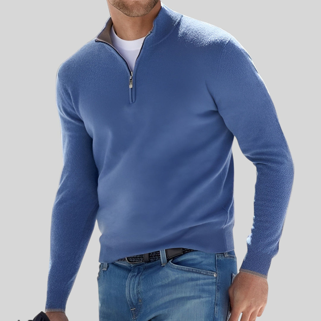 Logan™ | Luxe Men's Half-Zip Sweater