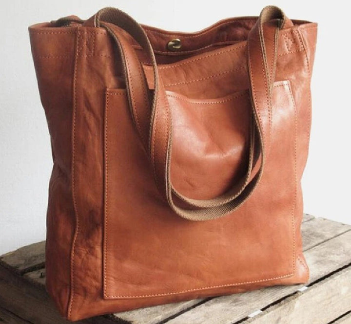 Timeless Leather Carryall Tote