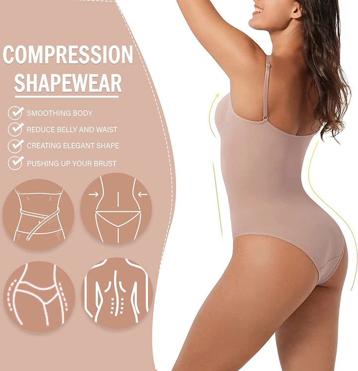 BlendApparel-Streamline Shapewear Bodysuit