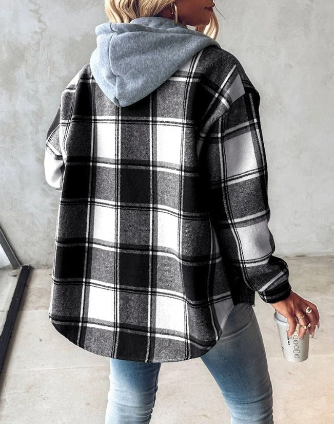 Sierra™ Plaid Hooded Flannel Jacket