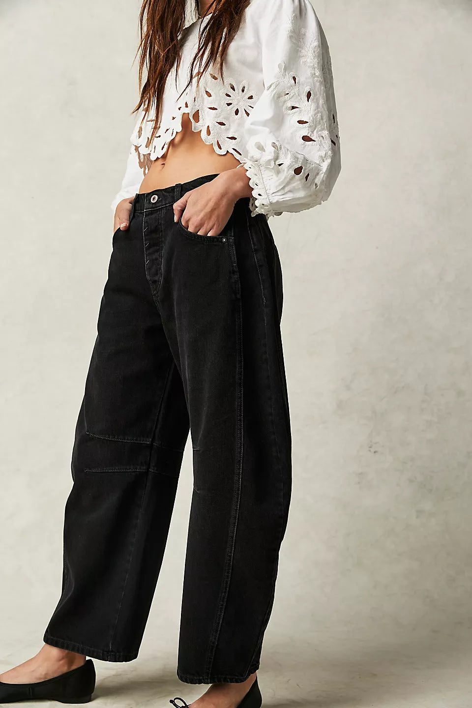 Clara | Relaxed Wide Leg Jeans