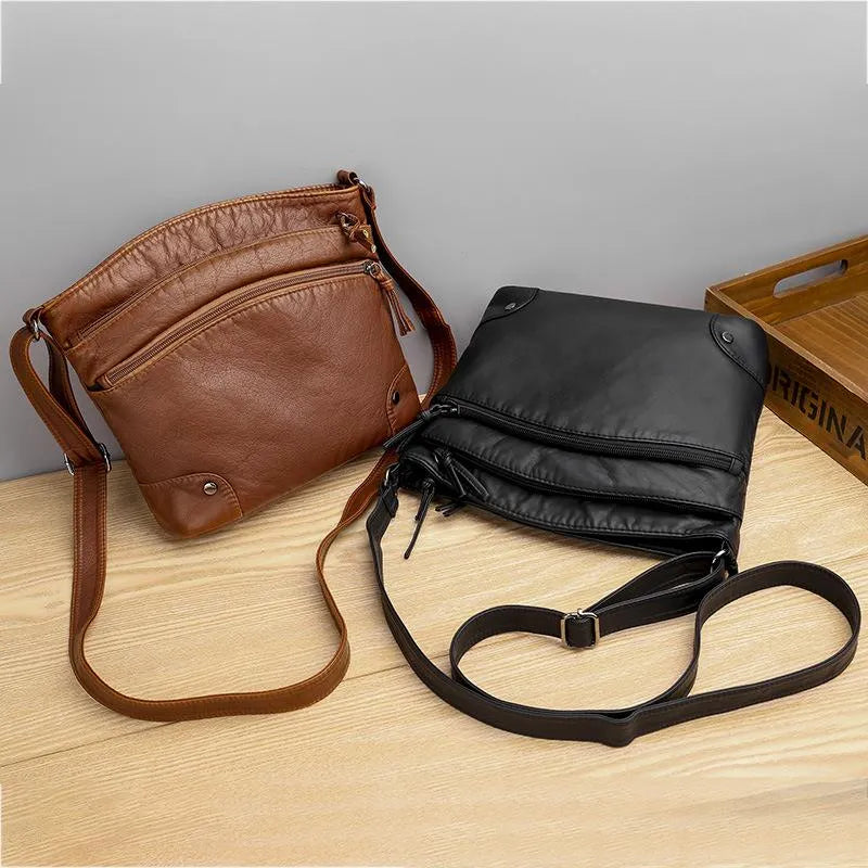 Freya - Leather Shoulder Bag