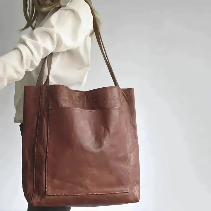 Timeless Leather Carryall Tote